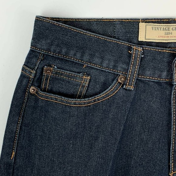 Vintage Genes 1891 | Jeans | Vintage Genes 891 Mens Slim Straight Jeans Blue Pockets Dark Wash 